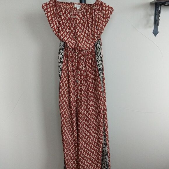 Elan Strapless Moroccan Print Strapless Jumpsuit - Picture 3 of 13